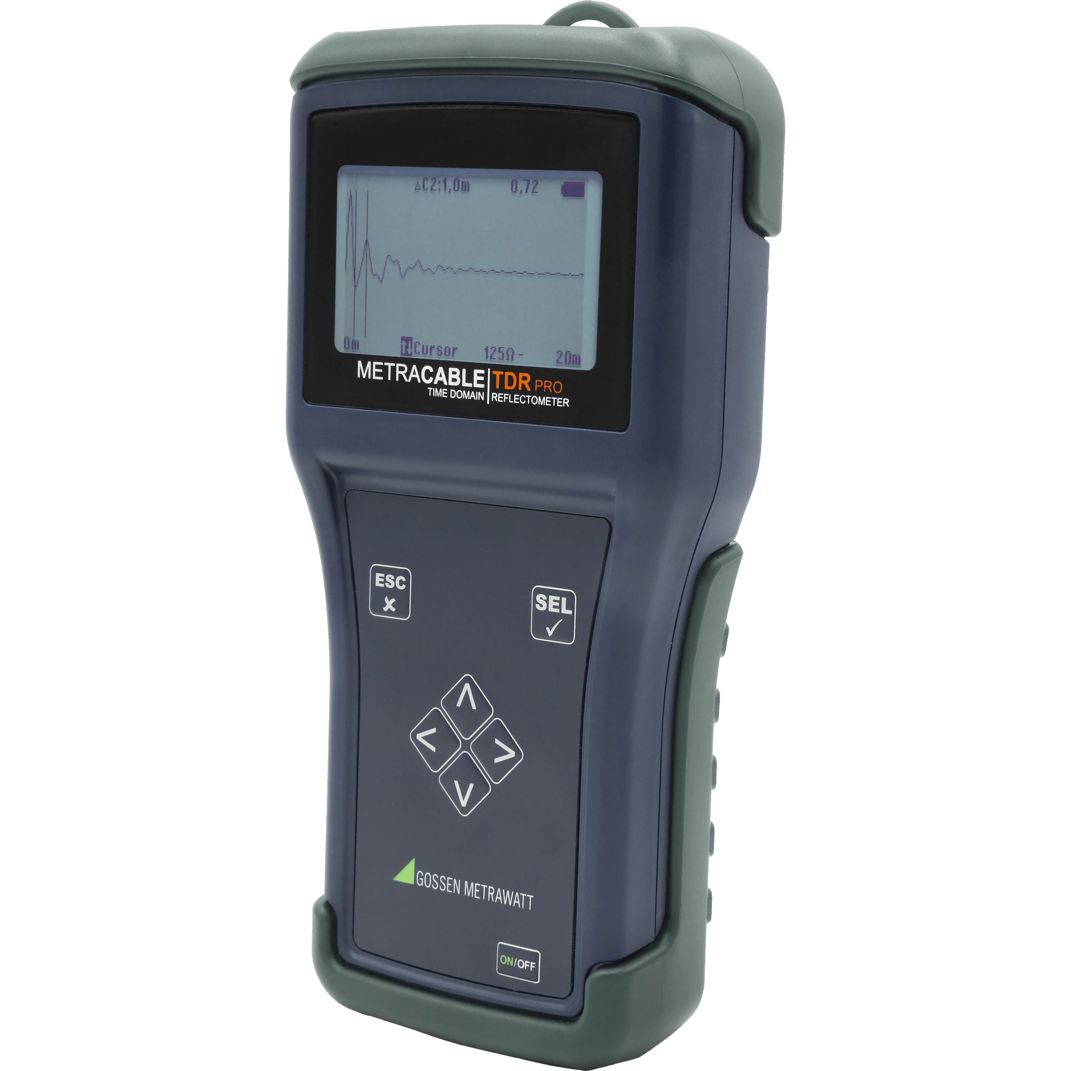 Gossen METRACABLE TDR Pro เครื่องมือวัดเพื่อค้นหาตำแหน่งปัญหาสายไฟฟ้าช็อต สายขาด